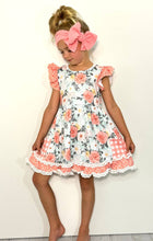 Load image into Gallery viewer, Seaside Blooms Girls Dress
