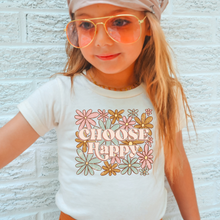 Load image into Gallery viewer, Choose Happy Kids Motivational Graphic Tee
