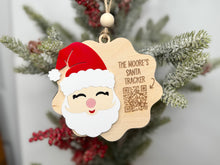 Load image into Gallery viewer, Santa Tracker QR Code Ornament
