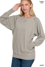 Load image into Gallery viewer, Sleet - Pigment Dyed French Terry Pullover
