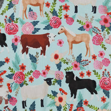 Load image into Gallery viewer, Farm Floral Girls Dress
