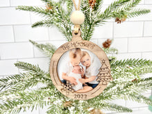 Load image into Gallery viewer, Personalized Family Christmas Ornament - Photo Ornament
