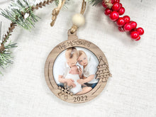 Load image into Gallery viewer, Personalized Family Christmas Ornament - Photo Ornament
