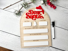 Load image into Gallery viewer, Dear Santa Christmas Letter Sign
