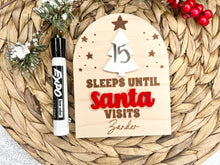 Load image into Gallery viewer, Countdown until Santa Visits Magnet

